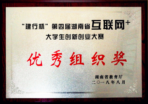 2018互联网+优秀组织奖